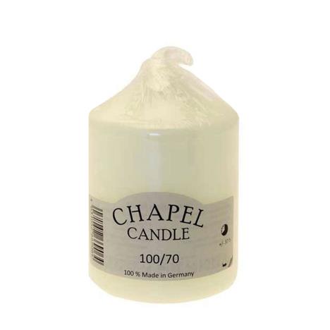 Chapel Candles Ivory Pillar Candle 10cm x 7cm  £5.30