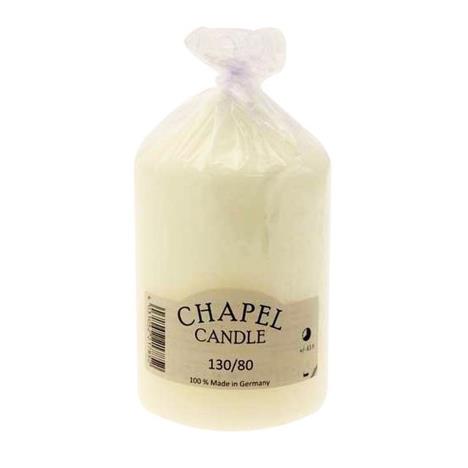 Chapel Candles Ivory Pillar Candle 13cm x 8cm  £7.64