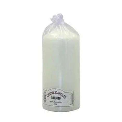 Chapel Candles Ivory Pillar Candle 18cm x 8cm  £10.52