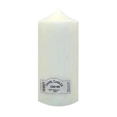 Chapel Candles Ivory Pillar Candle 23cm x 10cm  £17.09