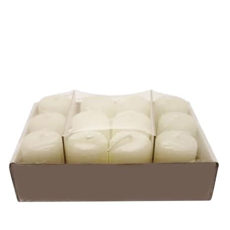 Bolsius Ivory Pillar Candles 5cm x 3.5cm (Pack of 24)  £26.99