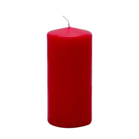 Bolsius Red Pillar Candle 10cm x 6cm  £3.50