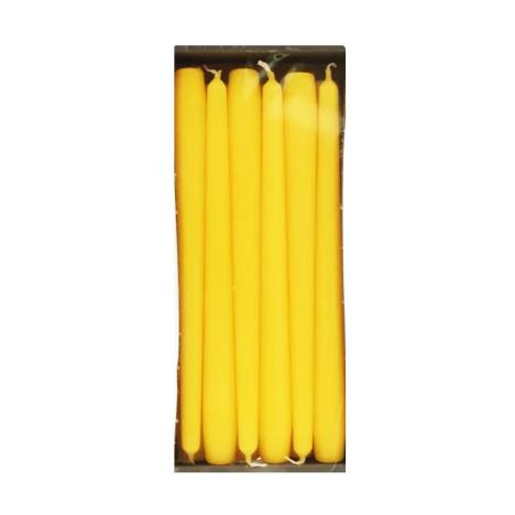 Bolsius Lemon Tapered Candle 25cm (Pack of 12)  £11.24