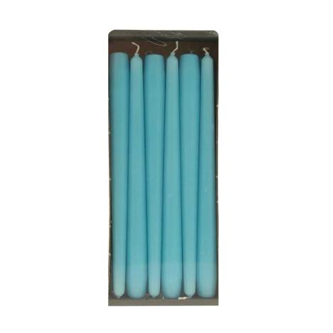 Bolsius Turquoise Tapered Candle 25cm (Pack of 12)  £11.24