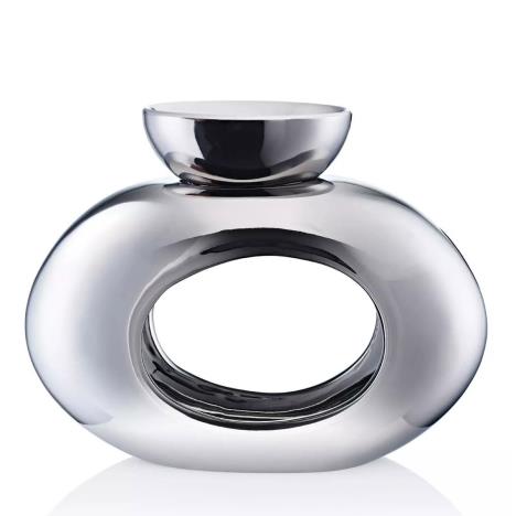 Ava May Chrome Oval Wax Melt Warmer  £8.99