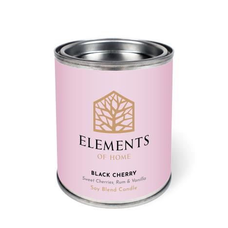 Elements of Home Black Cherry Tin Candle  £8.99