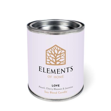 Elements of Home Love Tin Candle  £8.99