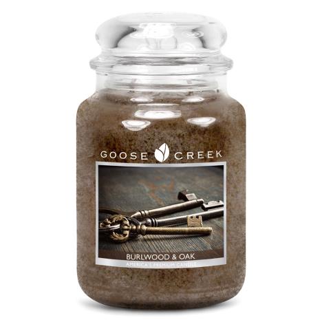 Goose Creek Burlwood & Oak Large Jar Candle  £17.99