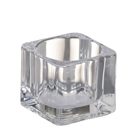 Bolsius Square Glass Tealight Holder  £2.69