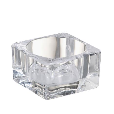 Bolsius Square Glass Maxlight Holder  £6.59