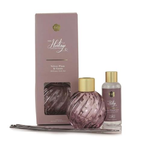 Ashleigh & Burwood Mauve Swirling Jewel Reed Diffuser & Velvet Plum & Cassis Gift Set  £25.65