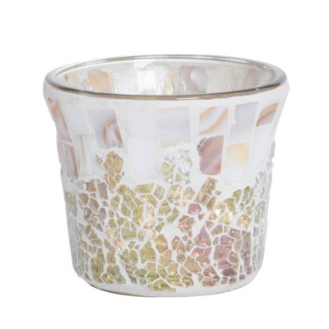 Yankee Candle Gold & Pearl Mosaic Votive Holder  £4.49