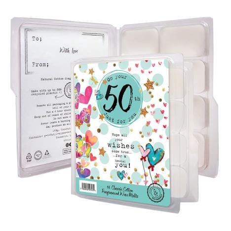 Best Kept Secrets 50th Birthday Wax Melts (Pack of 8)  £8.09