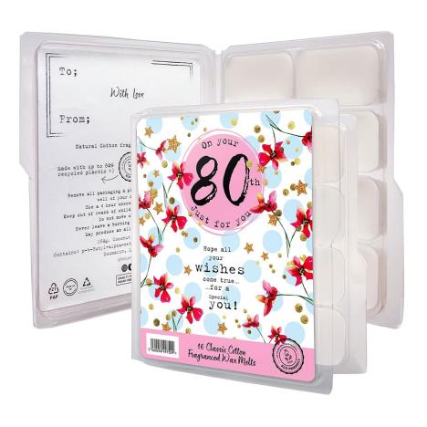 Best Kept Secrets 80th Birthday Wax Melts (Pack of 8)  £8.09