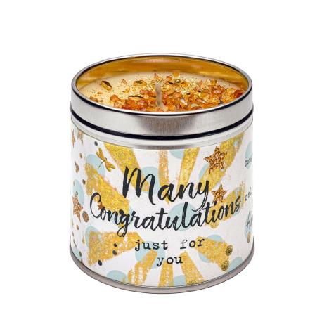 Best Kept Secrets Many Congratulations Tin Candle  £8.99