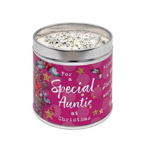 Best Kept Secrets Special Auntie Festive Tin Candle  £8.99