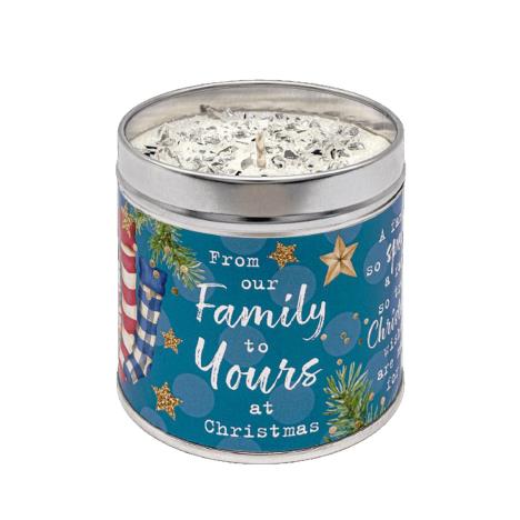 Best Kept Secrets From Our Family To Yours Festive Tin Candle  £8.99