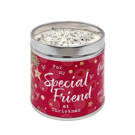 Best Kept Secrets Special Friend Festive Tin Candle  £8.99