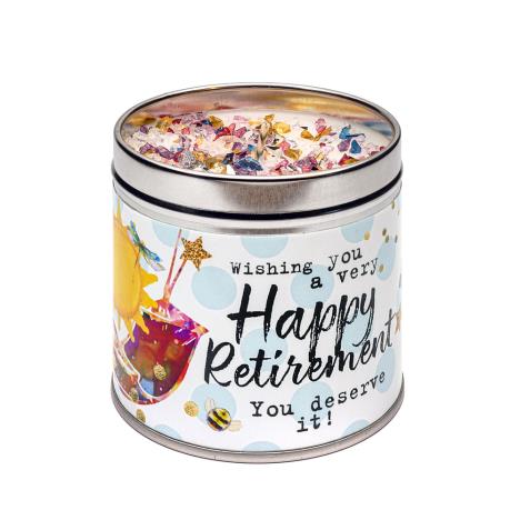 Best Kept Secrets Happy Retirement Tin Candle  £8.99