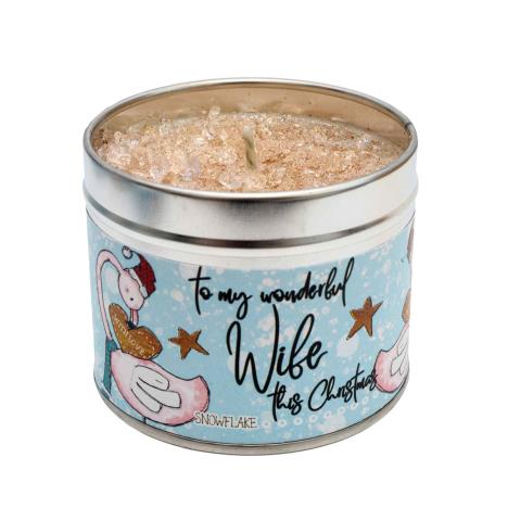 Best Kept Secrets To My Wonderful Wife This Christmas Tin Candle  £8.99