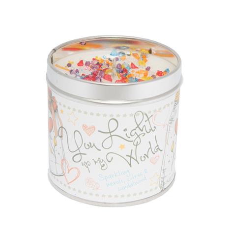 Best Kept Secrets You Light Up My World Tin Candle  £8.99