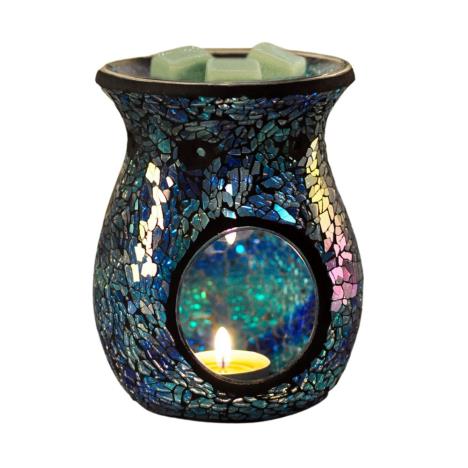 Sense Aroma Cobalt Blue Crackle Wax Melt Warmer  £8.99