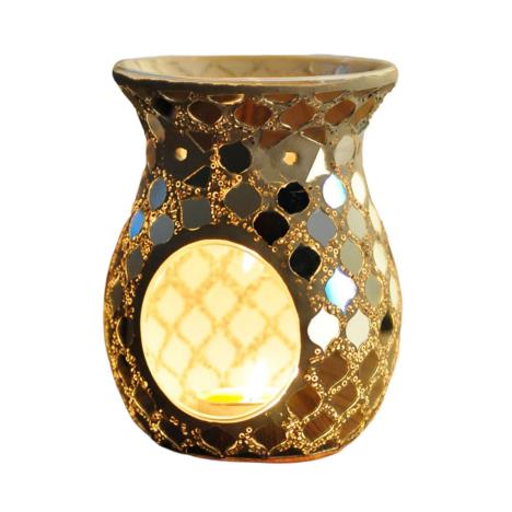 Sense Aroma Silver Moroccan Wax Melt Warmer  £8.99