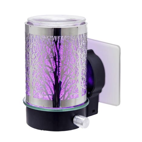 Sense Aroma Colour Changing Silver Tree Plug In Wax Melt Warmer  £21.14