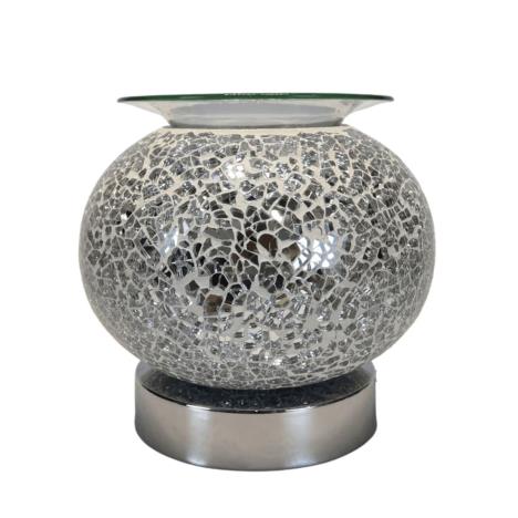 Sense Aroma Silver Mosaic Round Touch Electric Wax Melt Warmer  £25.64