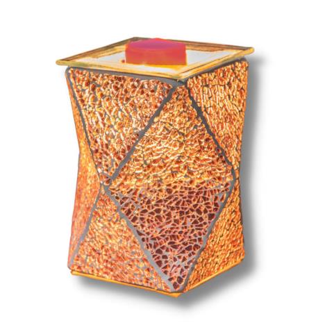 Sense Aroma Rose Gold Crackle Geometric Electric Wax Melt Warmer  £35.09