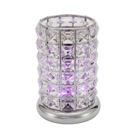 Sense Aroma Colour Changing Silver Crystal Electric Wax Melt Warmer  £30.14