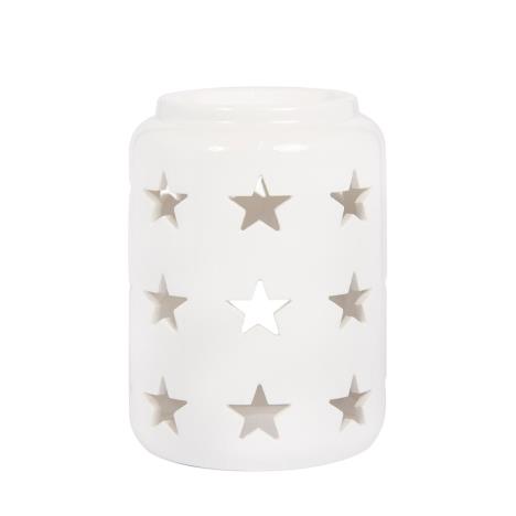 Desire Stars White Ceramic Wax Melt Warmer  £7.19