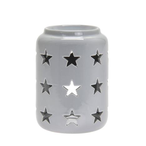 Desire Stars Grey Ceramic Wax Melt Warmer