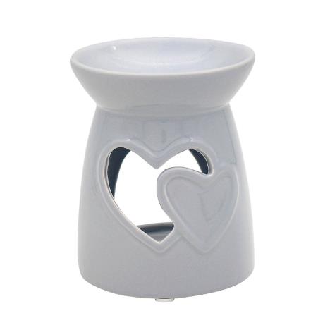 Desire Aroma Grey Hearts Wax Melt Warmer  £3.89