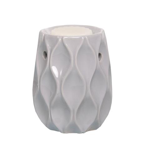 Wave Grey Ceramic Wax Melt Warmer