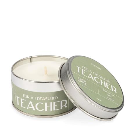 Pintail Candles Treasured Teacher Tin Candle  £6.29