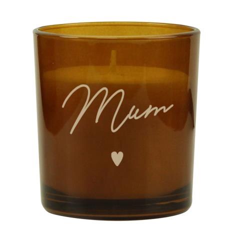 Personalised Amber Glass Jar Candle  £8.99