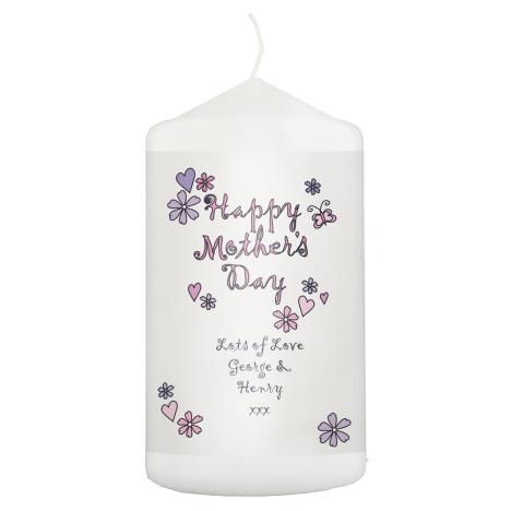 Personalised Happy Mothers Day Pillar Candle  £8.99