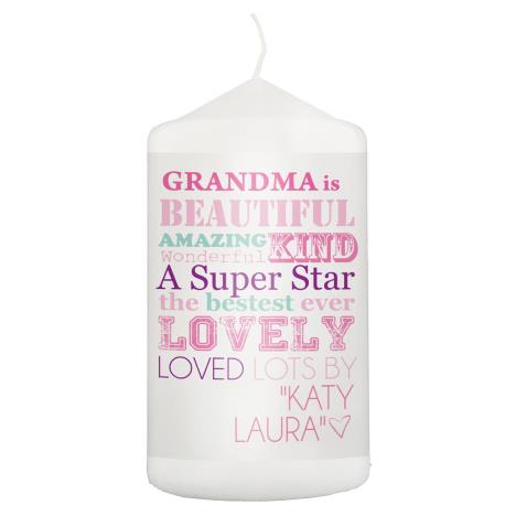 Personalised She Is Loved Pillar Candle  £11.69