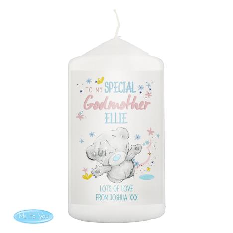 Personalised Me to You Bear Godmother Pillar Candle  £11.69
