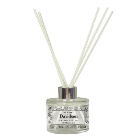 Personalised Black Foliage Reed Diffuser  £13.49