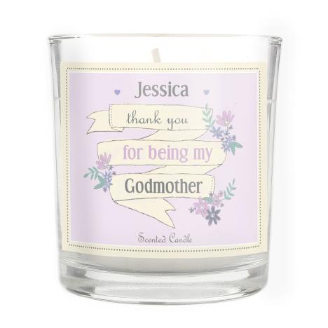 Personalised Garden Bloom Scented Jar Candle  £8.99