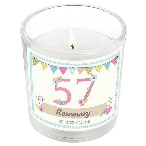 Personalised Birthday Craft Scented Jar Candle  £8.99