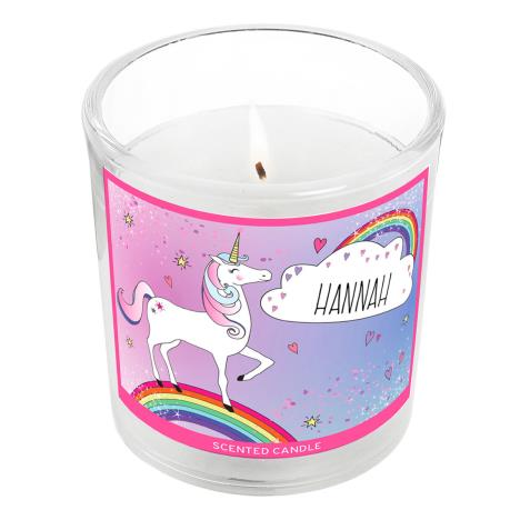 Personalised Unicorn Scented Jar Candle  £8.99