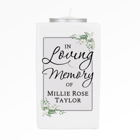 Personalised In Loving Memory Tea Light Candle Holder  £12.59