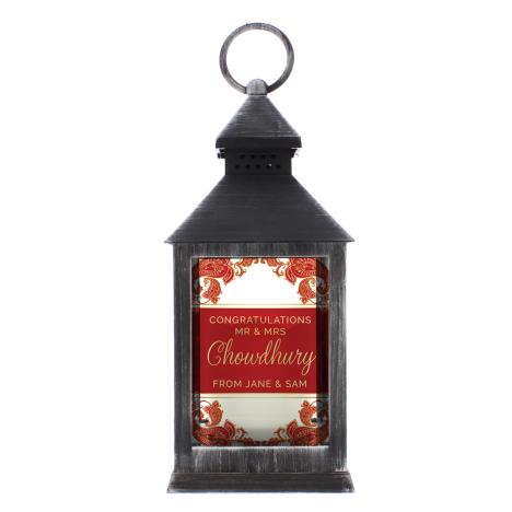 Personalised Paisley Rustic Black Lantern  £15.29