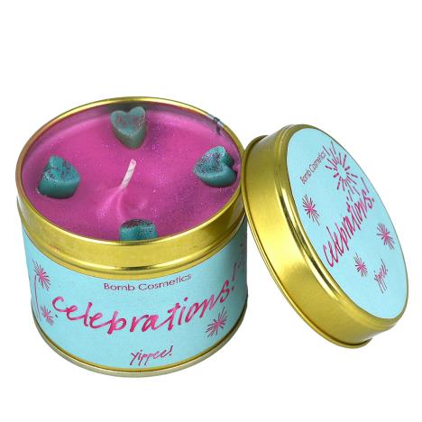 Bomb Cosmetics Celebrations Tin Candle  £9.67