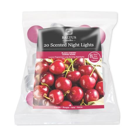 Baltus Black Cherry 8 Hour Long Burn Tealights (Pack of 20)  £3.59