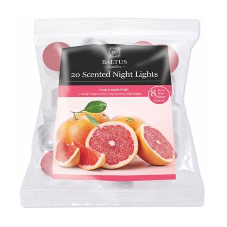 Baltus Pink Grapefruit 8 Hour Long Burn Tealights (Pack of 20)  £3.59