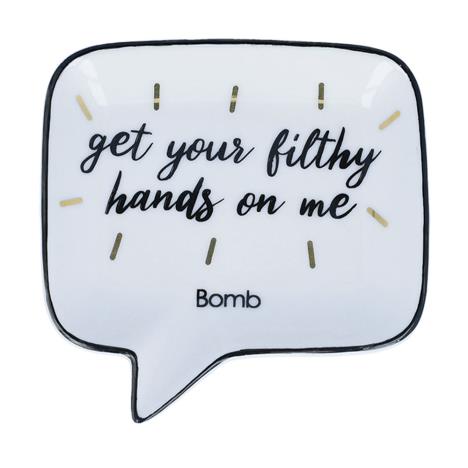 Bomb Cosmetics Get Your Filthy Hands On Me Soap Dish  £6.29